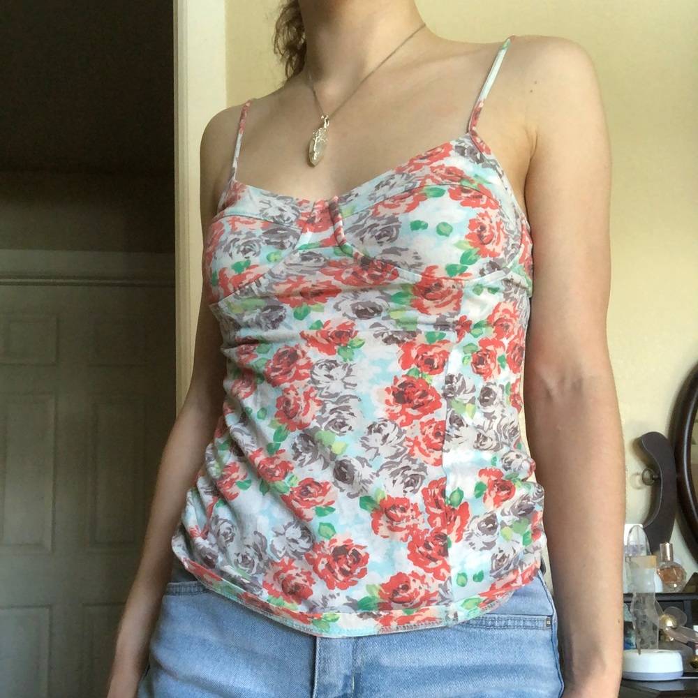 🌸Cute Floral Tank Top